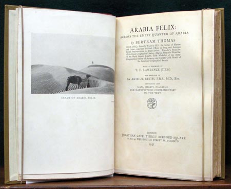 Arabia Felix - Bertram Thomas - Title Page
