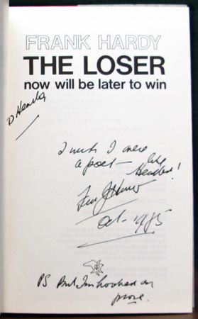 Loser - Frank Hardy - Signature