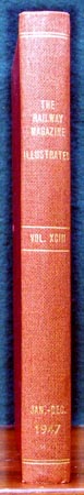 Railway Magazine - Illustrated - Vol. XCIII - Jan - Dec 1947 - Spine