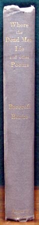 Where the Dead Men Lie and other Poems Barcroft Boake - Spine