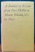A Journal of Events from Port Phillip to Mount Shank &c in 1843