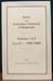 Index to the Australian Dictionary of Biography Volumes 1 & 2 - Sainty & Flynn
