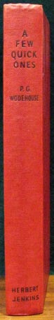 A Few Quick Ones - P. G. Wodehouse - Spine