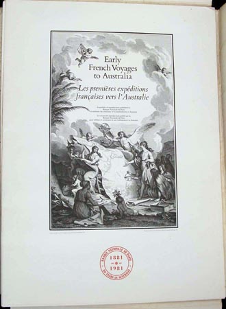 Early French Voyages to Australia - Cover