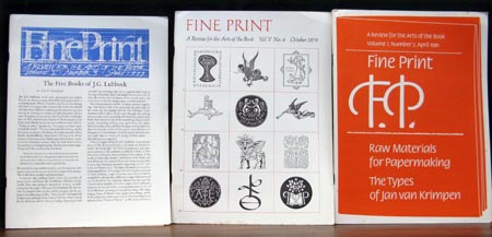Fine Print - Magazine Collection - Covers