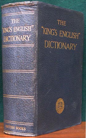 King's English Dictionary - Side