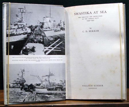Swastika At Sea - C. D. Bekker - Title Page