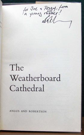 Weatherboard Cathedral - Les Murray - Signature