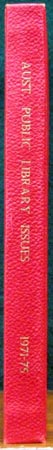Australian Public Library Issues - 1971 - 75 - Spine