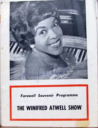 Farewell Souvenir Programme - The Winifred Atwell Show