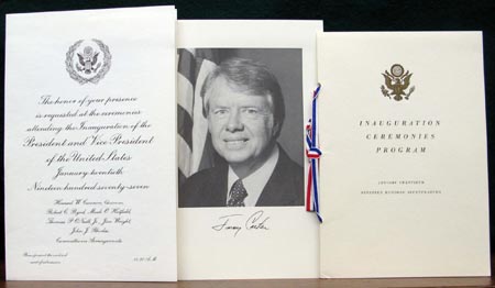 Inauguration Ceremonies Program - Jimmy Carter - 1977