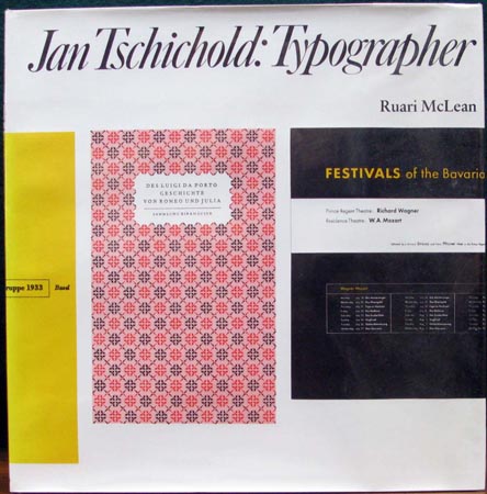 Jan Tschichold - Typographer - Rauri McLean