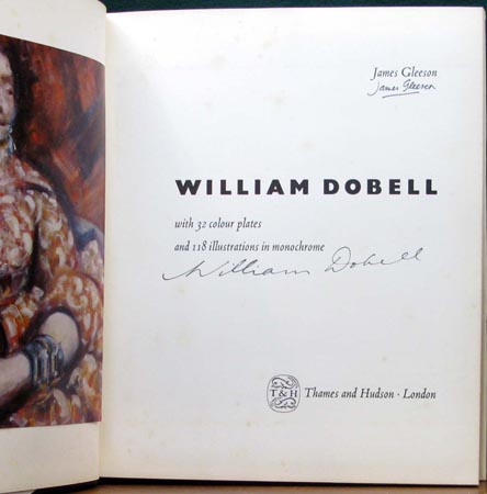 William Dobell - James Gleeson - Signatures