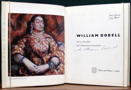 Willilam Dobell - Title Page - Signatures