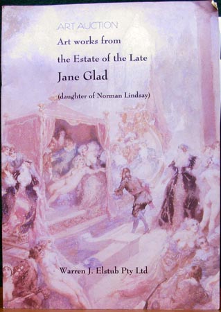 Art Works from the Estate of the Late Jane Glad - Warren J. Elstub Pty Ltd
