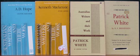 Australian Writers & Their Work Set - Covers