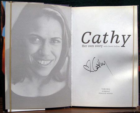 Cathy - Her Own Story - Cathy Freeman - Signature
