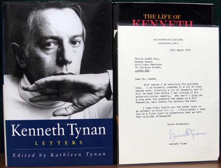 Kenneth Tynan Set - Covers & Signed Letter