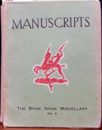 Manuscripts - The Book Nook Miscelany