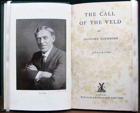 Call of the Veld - Leonard Flemming - Title Page