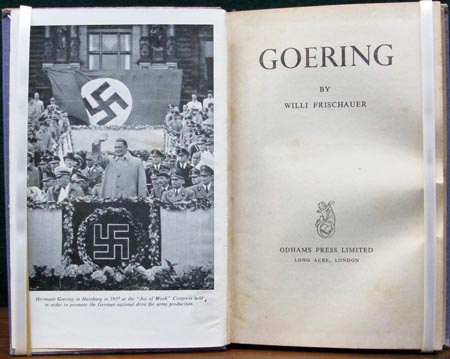 Goering - Willi Frischauer - Title Page