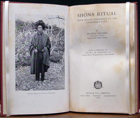 Shona Ritual - Michael Gelfand - Title Page